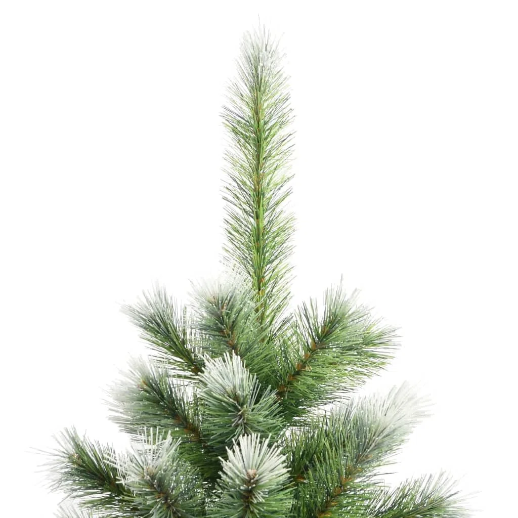 Árbol de Navidad artificial plegable de 150 cm con pinos de PVC y soporte de metal, versátil para salón, balcón, terraza y decoración festiva de Navidad