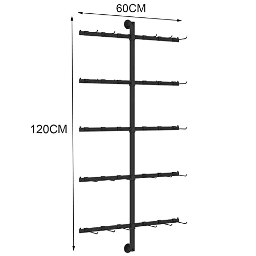 Estantes de pared ajustables, organizador que ahorra espacio para bufandas, cinturones, calcetines, sombreros, solución de almacenamiento doméstico y comercial