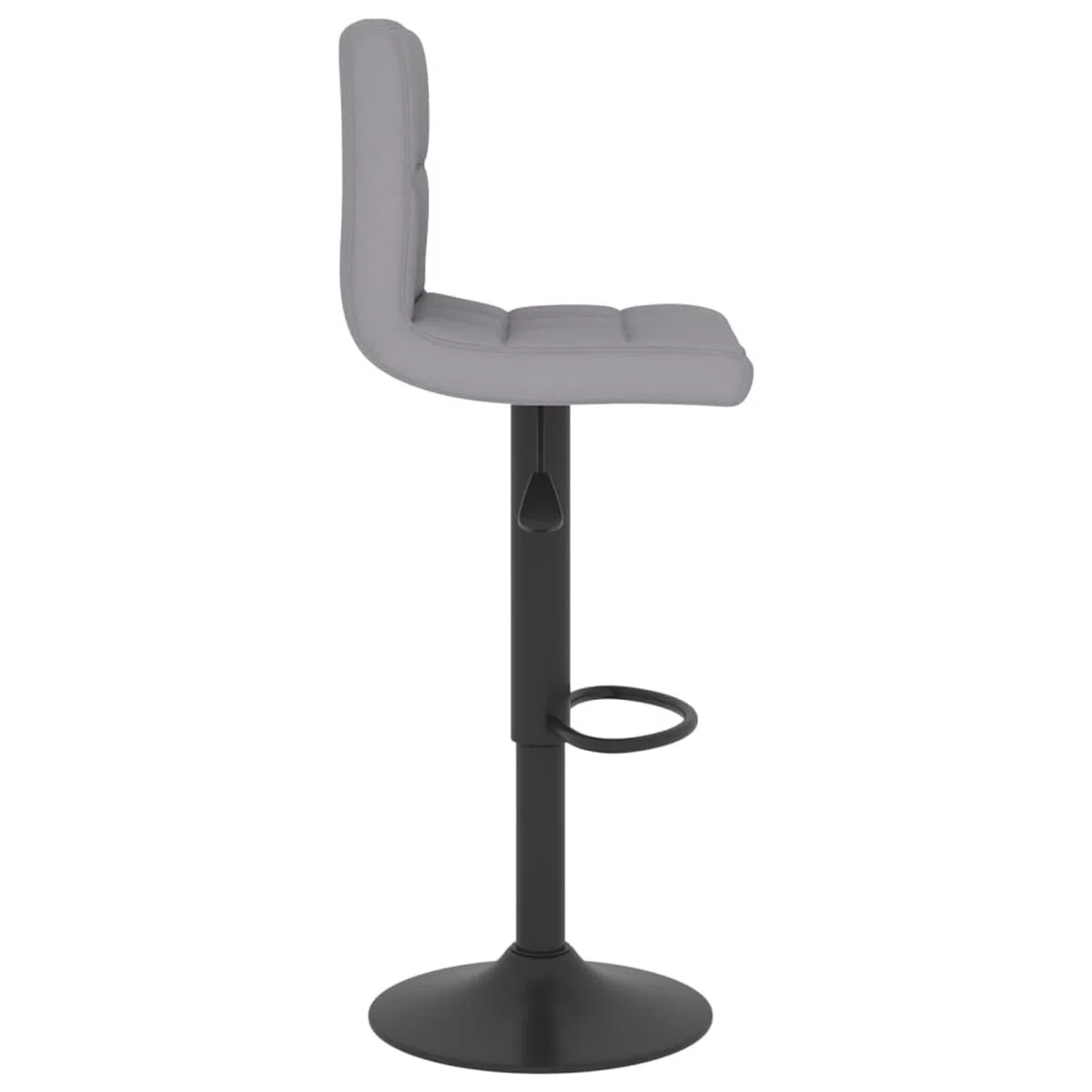 Homgoday Taburetes de bar, 2 unidades, gris claro, de tela, silla de oficina, silla de descanso, silla de bar, silla de escritorio para dormitorio o salón