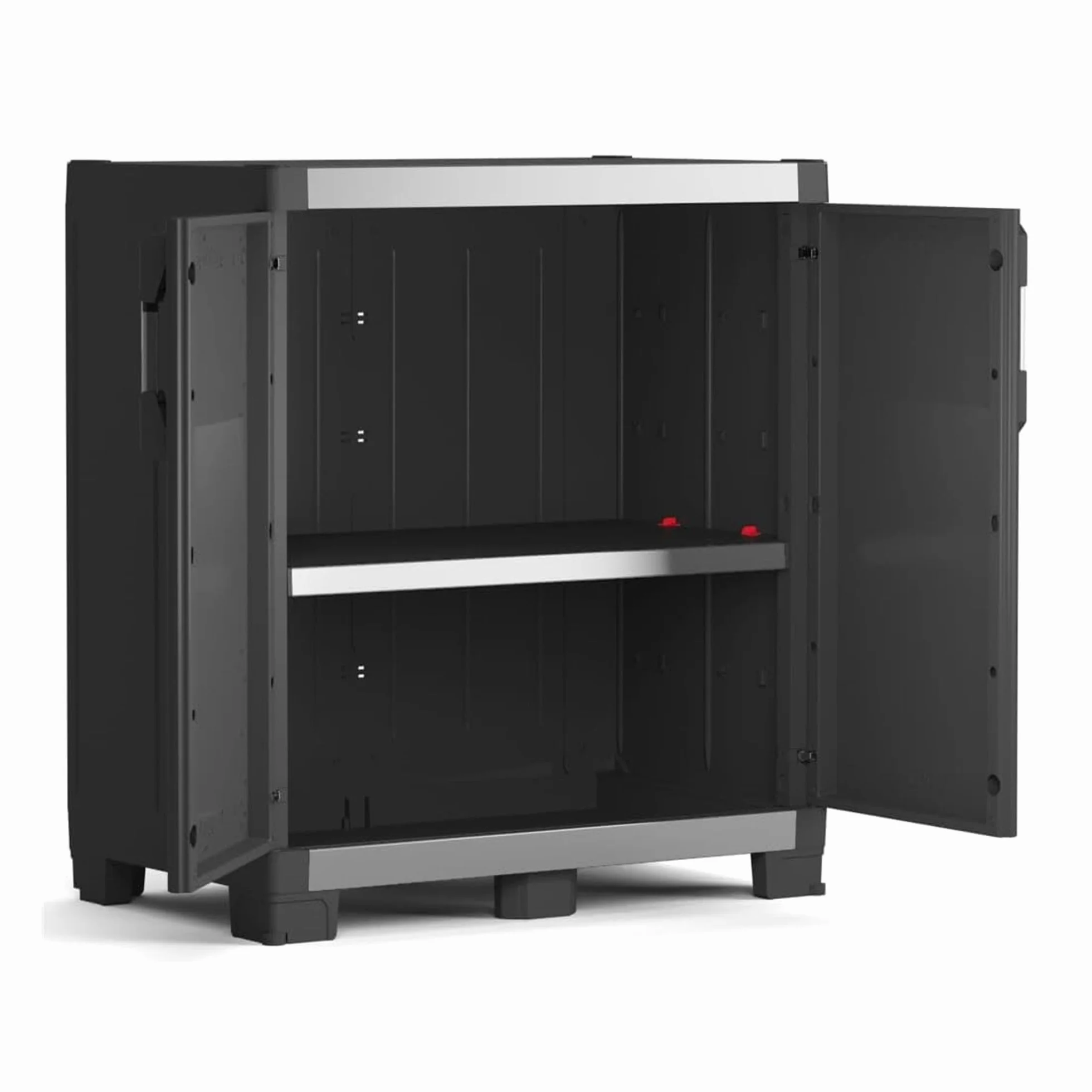 Keter 241544 Armario, Negro, XL Bajo