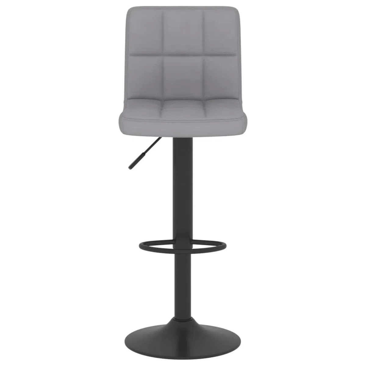 Homgoday Taburetes de bar, 2 unidades, gris claro, de tela, silla de oficina, silla de descanso, silla de bar, silla de escritorio para dormitorio o salón
