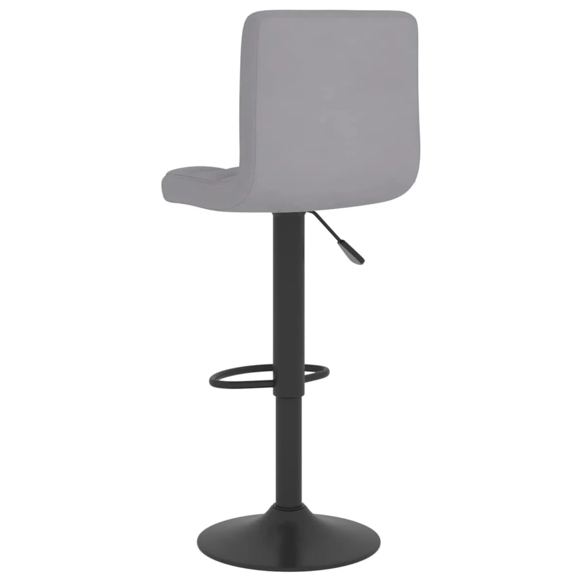 Homgoday Taburetes de bar, 2 unidades, gris claro, de tela, silla de oficina, silla de descanso, silla de bar, silla de escritorio para dormitorio o salón