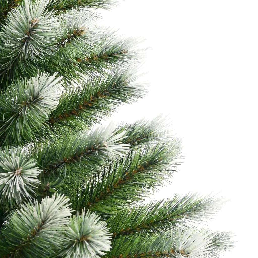 Árbol de Navidad artificial plegable de 150 cm con pinos de PVC y soporte de metal, versátil para salón, balcón, terraza y decoración festiva de Navidad