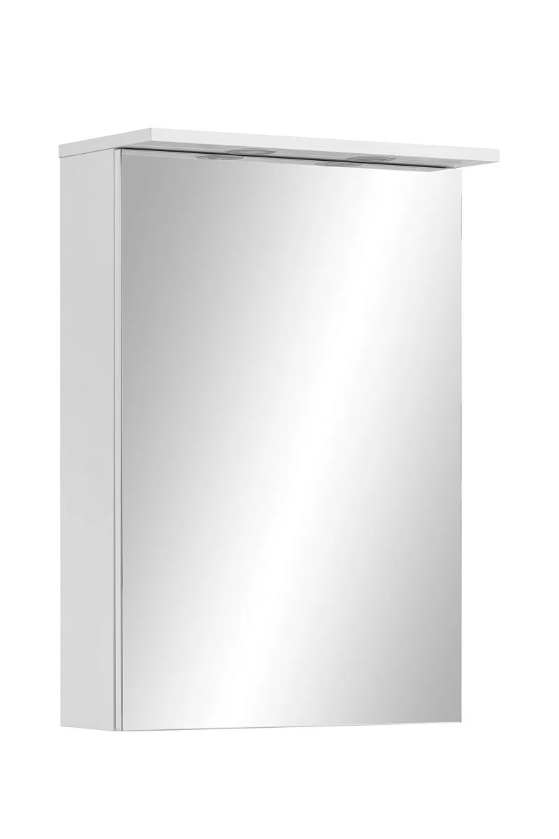Schildmeyer Gloria 148443 - Armario con Espejo, Color Blanco, 72,3 x 50,4 x 16 cm